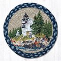 Capitol Importing Co 10 x 10 in. Bass Harbor Printed Round Swatch 80-311BH
